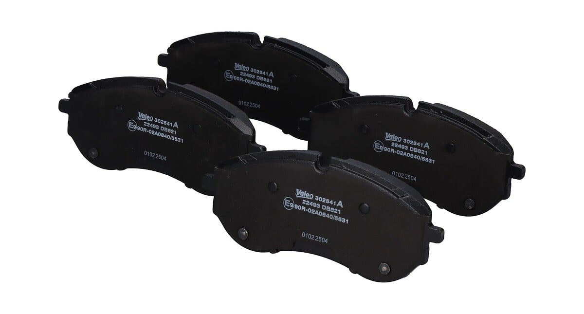 Jeu de 4 plaquettes de frein VALEO ref. 302541A